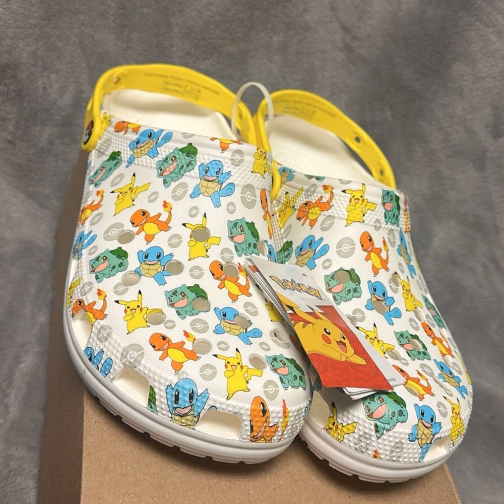 Pokémon Crocs size 12 men brand new